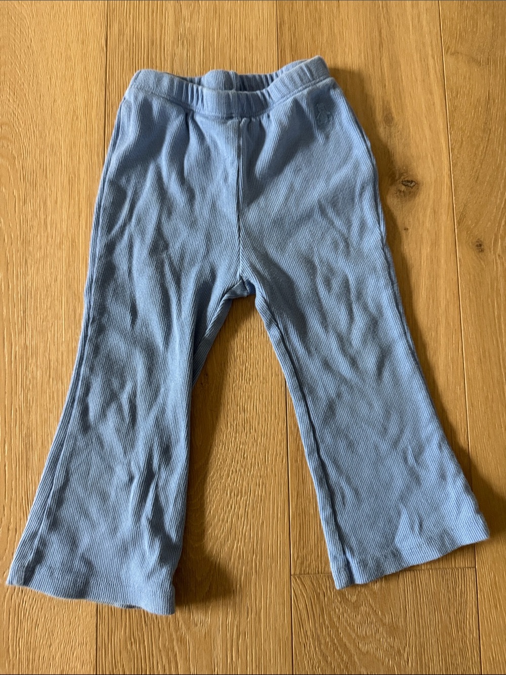 baby GAP Periwinkle Blue Ribbed Flare Pants